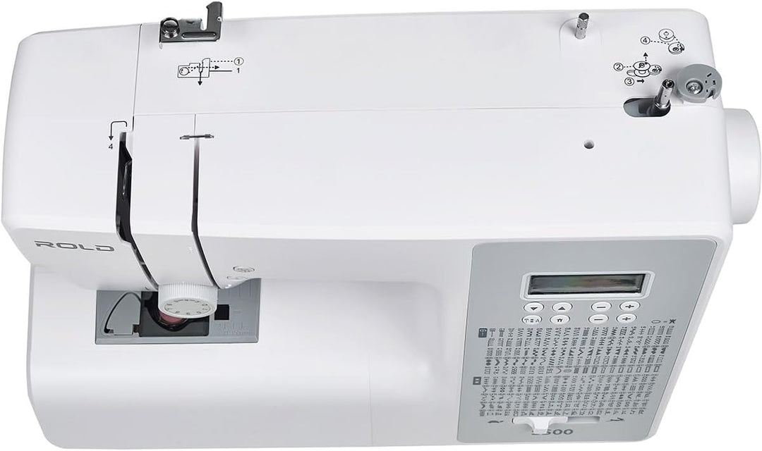 Rold S500 Computer Nähmaschine mit 300 Stichen zum Nähen aller Arten von Stoffen | Freiarm Computer-