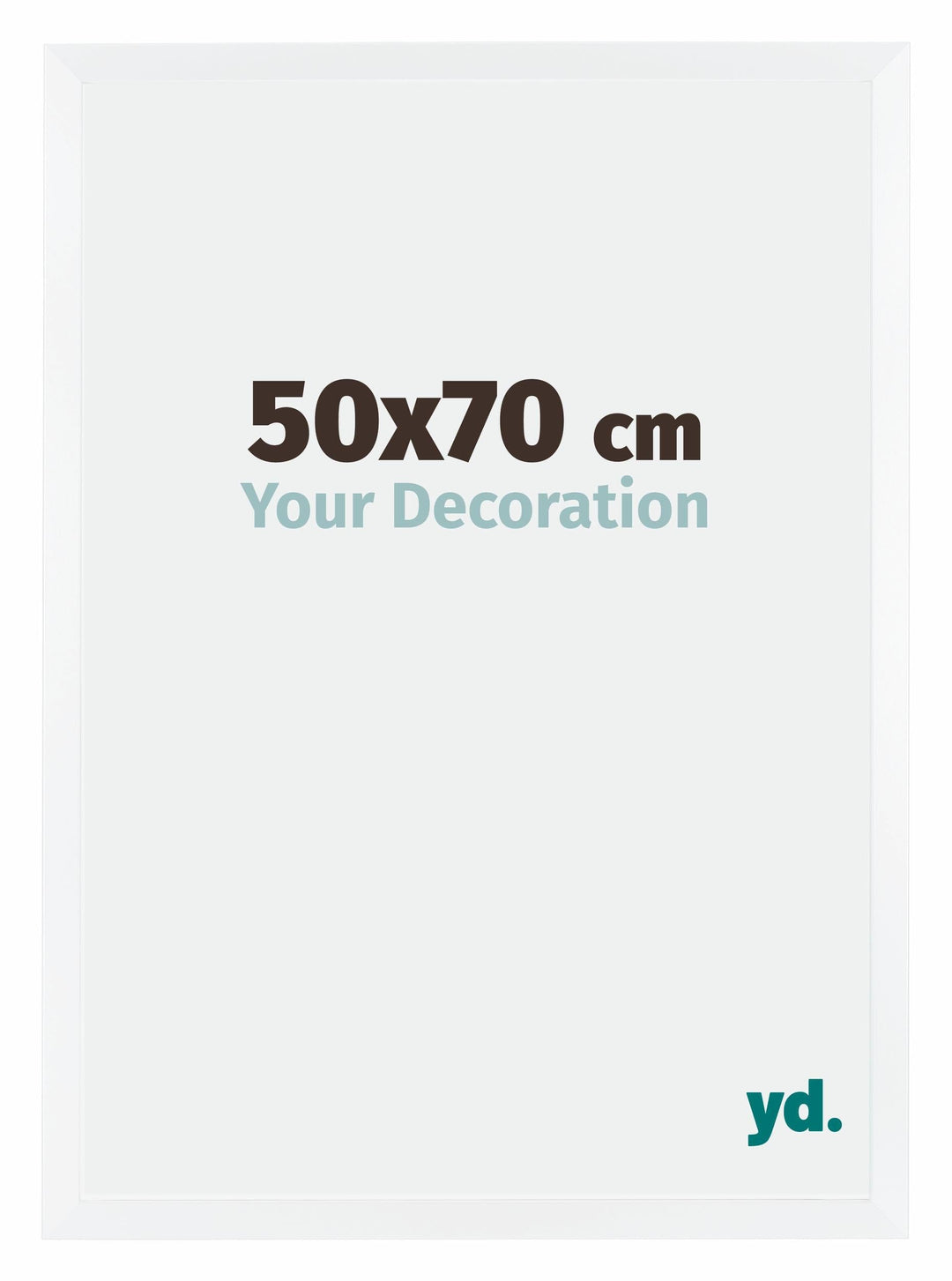 yd. Your Decoration - Bilderrahmen 50,00x70,00 cm - Bilderrahmen aus MDF mit Acrylglas - Antireflex