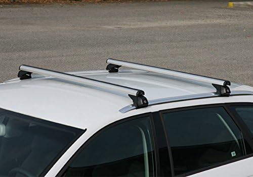 ALUMINIUM DACHTRÄGER PREALPINA LP58 MIT SPEZIFISCHEM BEFESTIGUNGSSATZ FÜR FAHRZEUGE MIT NIEDRIGEM OD