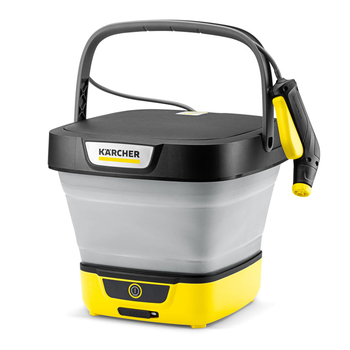 Kärcher Druckreiniger OC 3 Foldable, Mobile Reinigung für Fahrrad, Camping und Garten, Niederdruck,