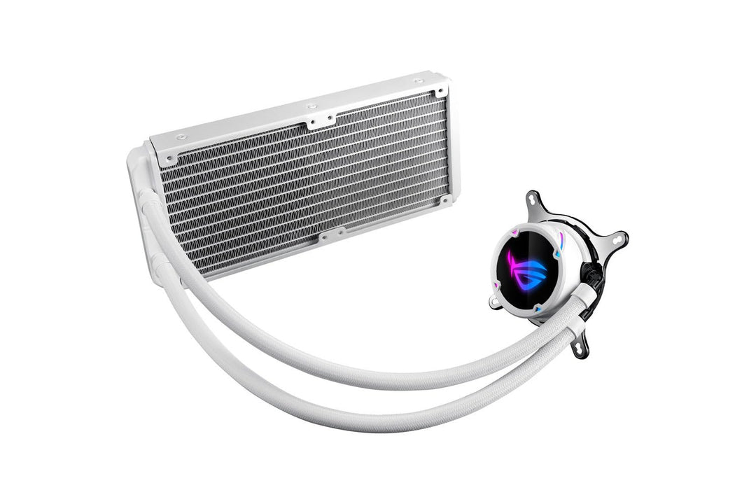 ASUS ROG Strix LC 240 RGB adressierbare RGB-Radiatorlüfter (3x 120 mm Lüfter, AIO Wasserkühlung, Aur