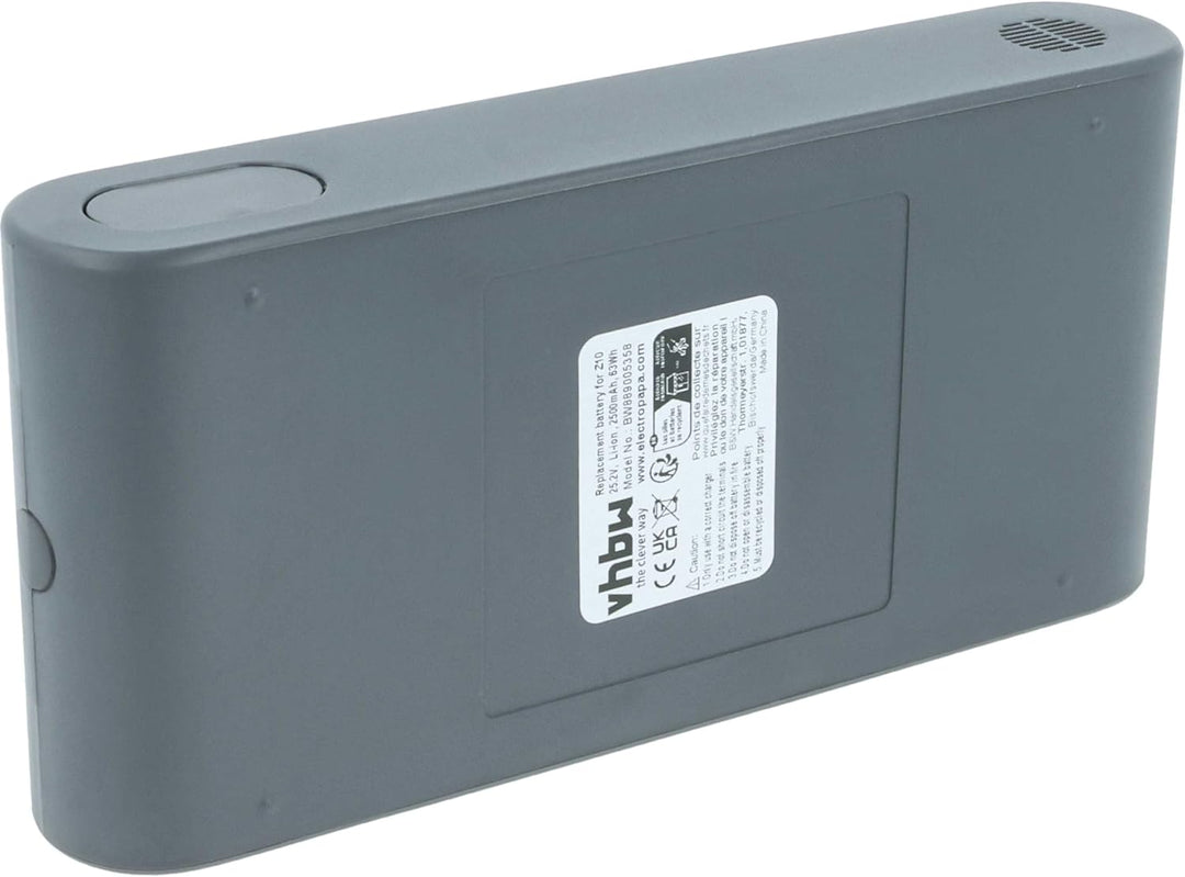 vhbw Akku kompatibel mit Dreame Z10 | Z10 Station Staubsauger Grau (2500 mAh, 25,2 V, Li-Ion)