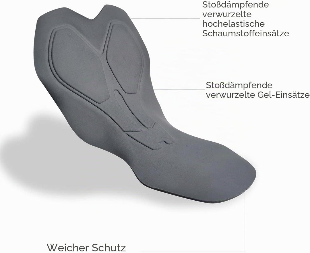 Lo.gas Radhose Herren Kurz Gepolstert 4D Fahrradhose Herren Kurz Gepolstert Schnelltrockende Elastis