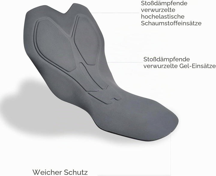 Lo.gas Radhose Herren Kurz Gepolstert 4D Fahrradhose Herren Kurz Gepolstert Schnelltrockende Elastis