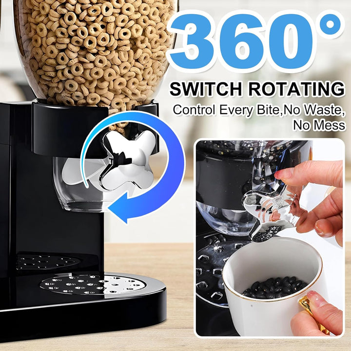 Cereal Dispenser Countertop 2L, Lebensmittelspender aus Kunststoff,Cereal Dispenser & Cornflakes Spe