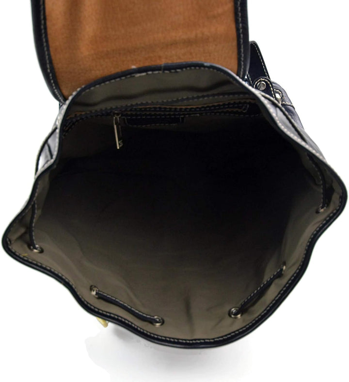 Rucksack leder blau rucksack damen herren reisetasche kalbsleder rucksack leder rucksack schulrucksa