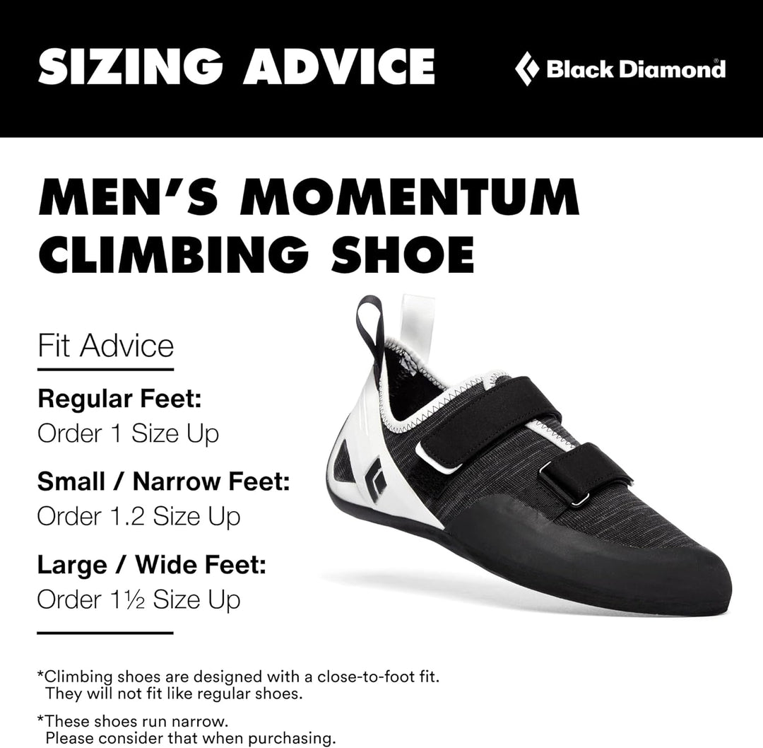 Black Diamond Herren Climbing Shoes M Momentum Kletterschuhe 47 EU Weiss Schwarz, 47 EU Wei&amp;