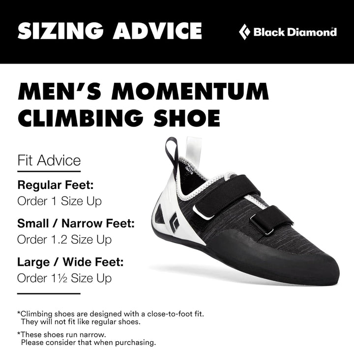 Black Diamond Herren Climbing Shoes M Momentum Kletterschuhe 47 EU Weiss Schwarz, 47 EU Wei&amp;