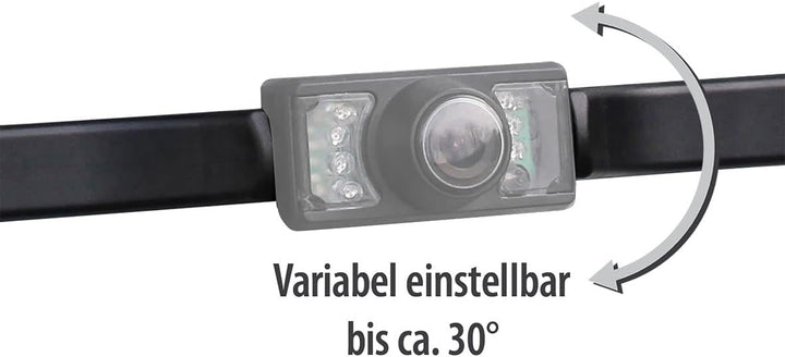 EUFAB Rückfahr-Kamerasystem kabellos, 4,3 Zoll Monitor
