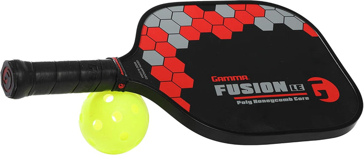 Gamma Poly Core Pickleball-Paddel: Pickle Ball Paddel für drinnen und draussen – strukturierte Graph
