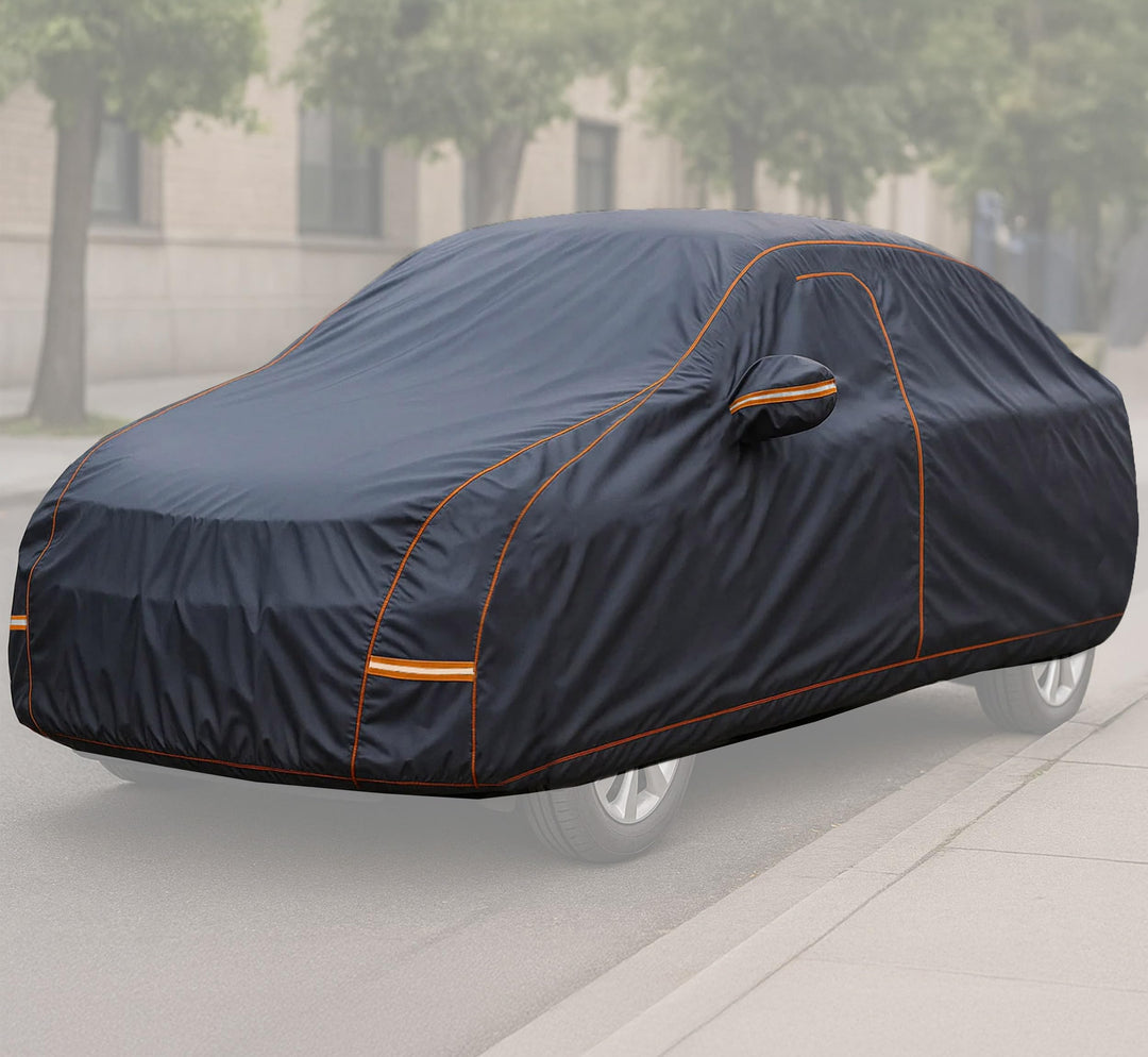 Auto Accessori Lupex - wasserdichte Autoabdeckung, wetterfest, Grösse L für Limousinen bis zu 480 cm