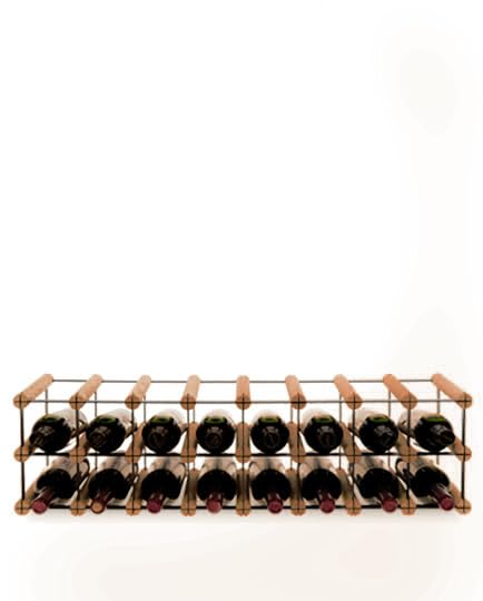 PROREGAL Modulares Weinregal VINOTECA MOD Metal | HxBxT 12,5x82,5x24,5cm | 8x1 Flaschen | Massives K