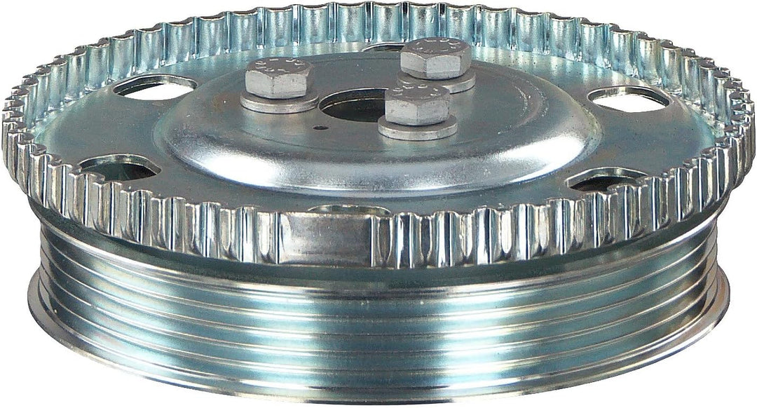 febi bilstein 44813 Riemenscheibe (entkoppelt) für Kurbelwelle, mit Polrad und Schrauben , 1 Stück