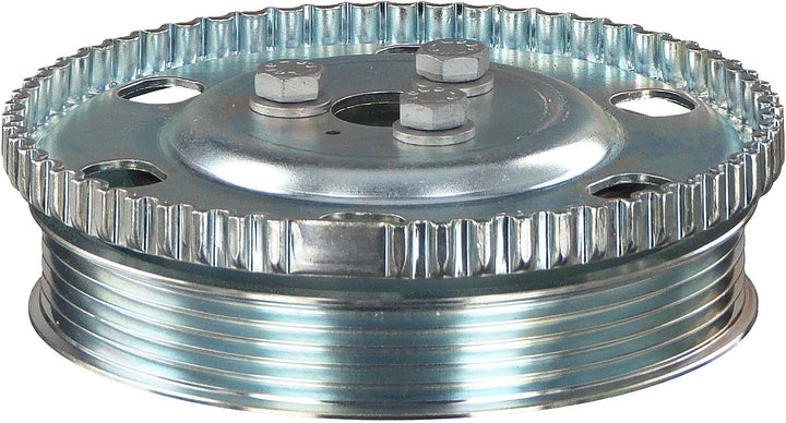 febi bilstein 44813 Riemenscheibe (entkoppelt) für Kurbelwelle, mit Polrad und Schrauben , 1 Stück