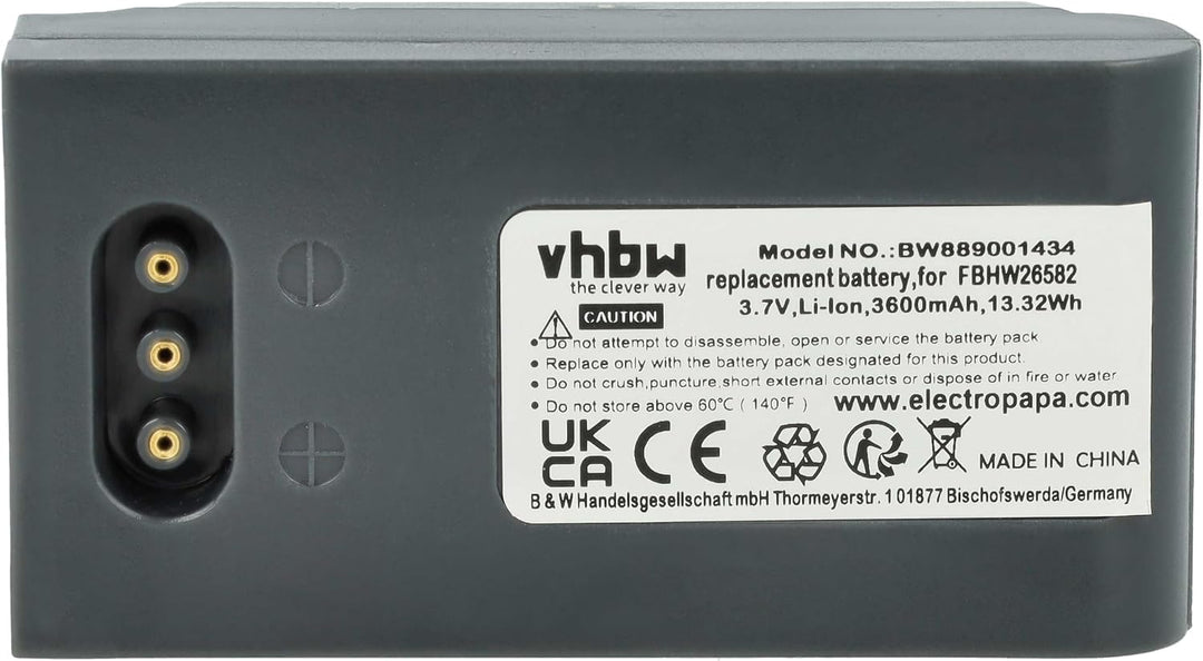 vhbw 2X Akku kompatibel mit Höft & Wessel SKEYE.Allegro, LS SKEYE.Integral Mobilcomputer PDA Scanner