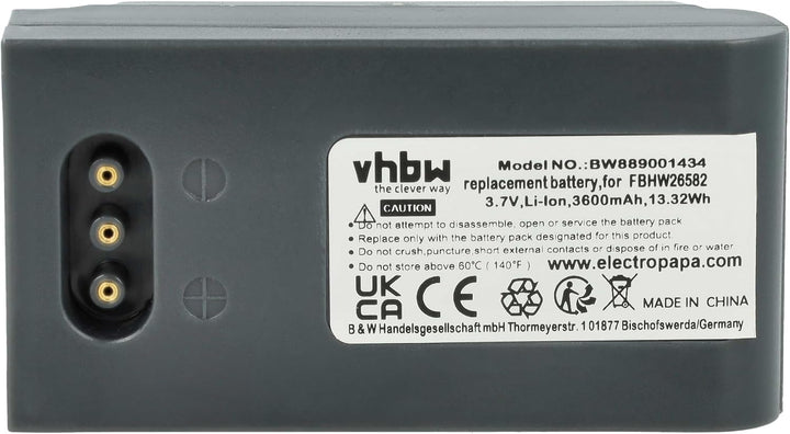vhbw 2X Akku kompatibel mit Höft & Wessel SKEYE.Allegro, LS SKEYE.Integral Mobilcomputer PDA Scanner