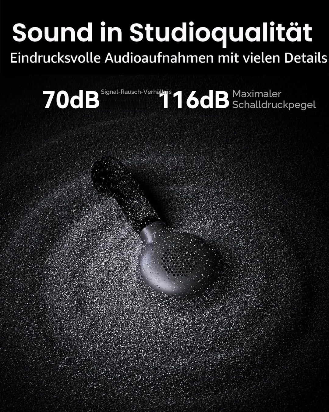 Hollyland Lark M2S Ultimate Combo (Kamera RX+Lightning RX+Type-C RX) Kabelloses Lavaliermikrofon für