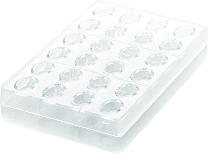 Silikomart - KIT OVALE 01 - CH014 TRITAN-FORM 33 X 23 H 15 MM + ICH014 SILIKON-FORM N. 24, KIT OVALE