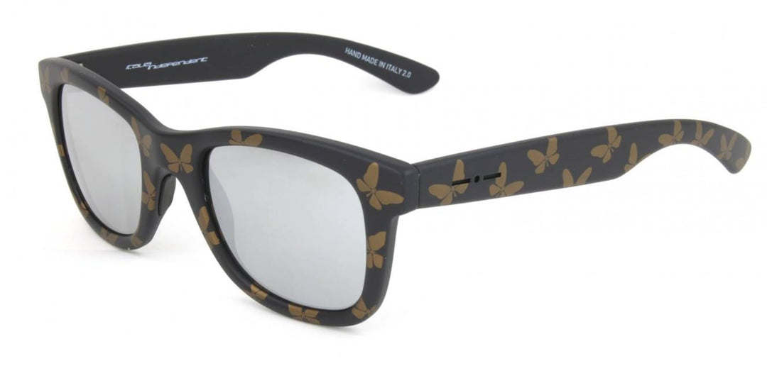 Italia Independent Damen 0090T-FLW-071 Sonnenbrille, Mehrfarbig (Negro/Marrón), 50