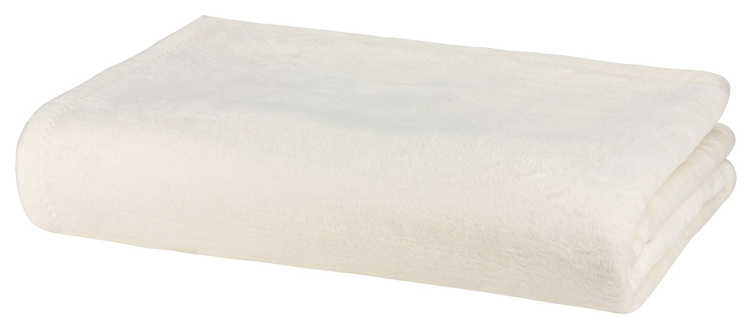 Moon Kuscheldecke Wohndecke Wolldecke XXL 220x240 Hellbeige