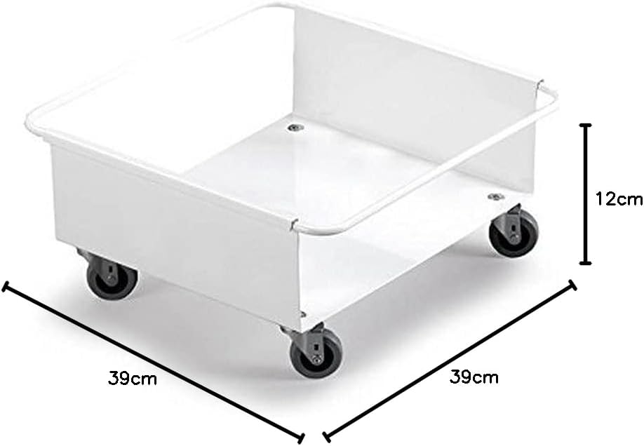 Durable Fahrwagen Durabin Trolley, 90 Liter, 1 Stück, weiss, 1801668010 Für 1 Behälter