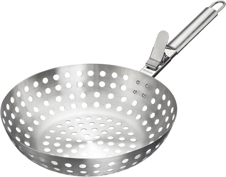 Westmark Grillwok – Ideal für die Zubereitung grösserer Mengen leckeren Grillgemüses, langlebig, spü