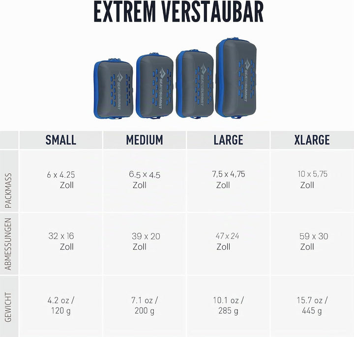 Sea to Summit - Tek Towel Reisehandtuch - Badetuch - Weiches Frottee - Saugfähig &amp; Schnelltrocknend