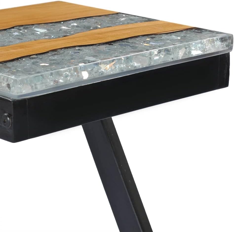vidaXL Teakholz Massiv Couchtisch Beistelltisch Wohnzimmertisch Kaffeetisch Sofatisch Holztisch Mass