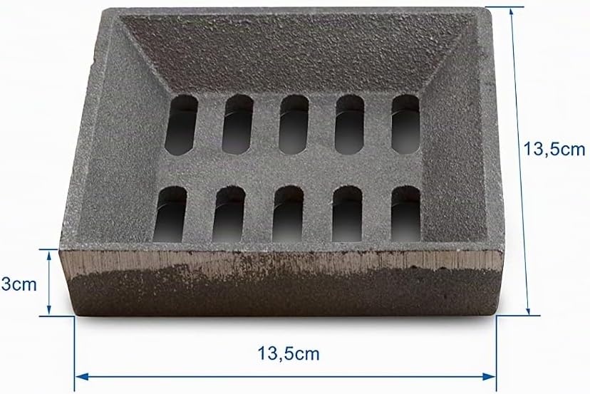 Feuerrost Ascherost Kaminrost 13,5 x 13,5 cm für Oranier von Ihrem Grillrostprofi.