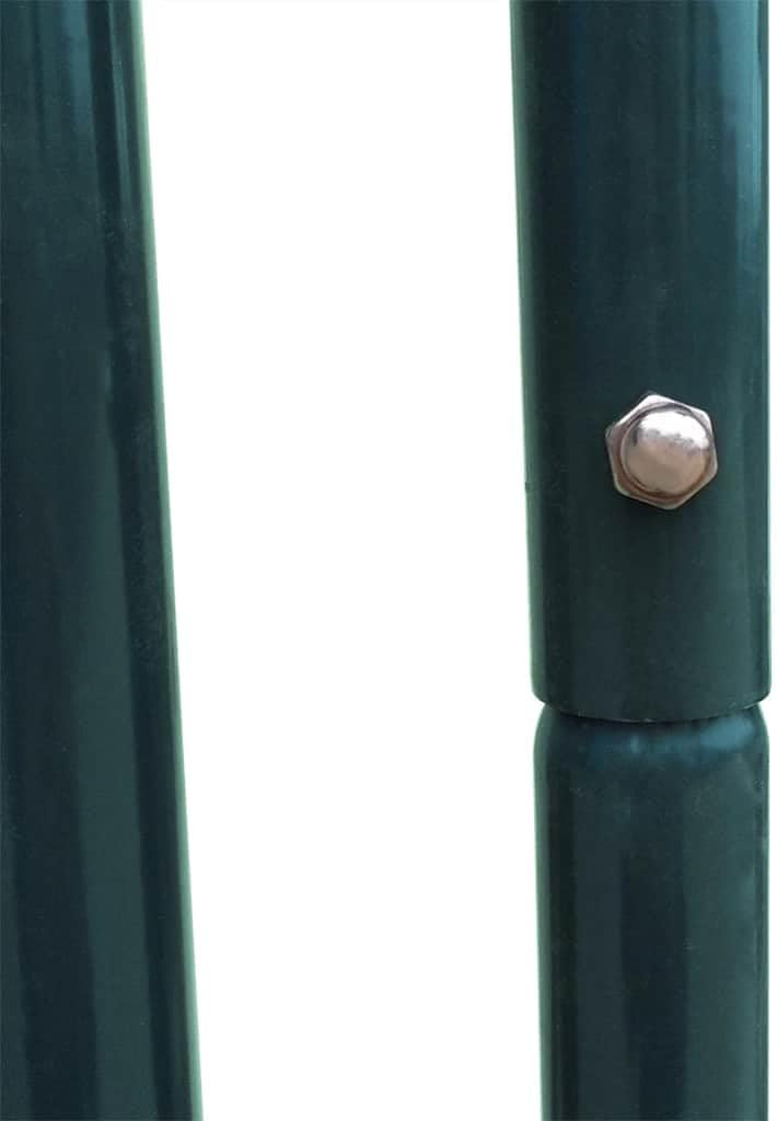 vidaXL Gartenzauntor Metallzauntor Stahl-Tor Tor-Paneel Tor 100 x 100 cm Grün, Grün