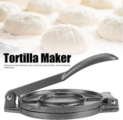 Dioche Tortilla Presse, 6,5-Zoll Tortillapresse aus Antihaft Aluminiumlegierung,Werkzeug zur Herstel