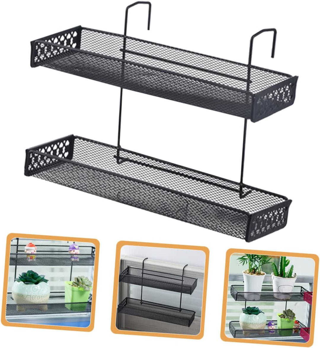 TOYANDONA Blumenhängeregal Für Balkongeländer Klappbares Design Robustes Metall Wetterfest Ideal Für