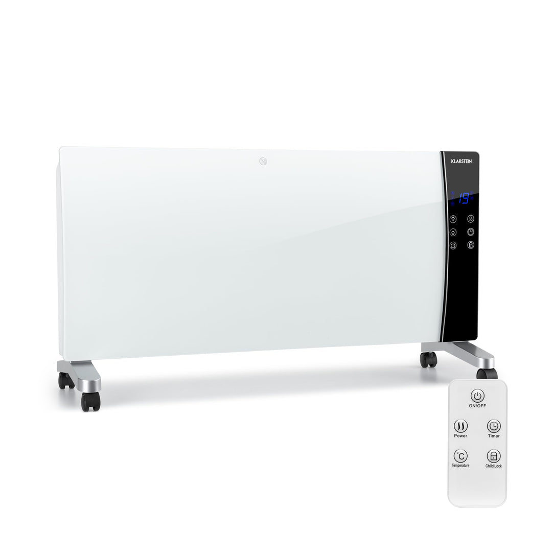 Klarstein Lindholm Konvektionsheizgerät, Heizung, LED-Display, Touch-Panel, Fernbedienung, Timer, 2