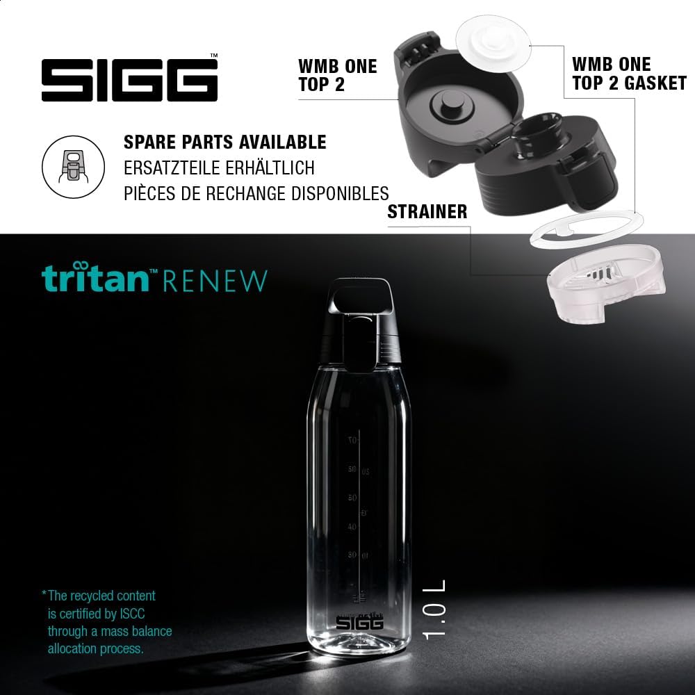 SIGG - Tritan Trinkflasche - Total Color ONE - Für Kohlensäurehaltige Getränke Geeignet - Spülmaschi