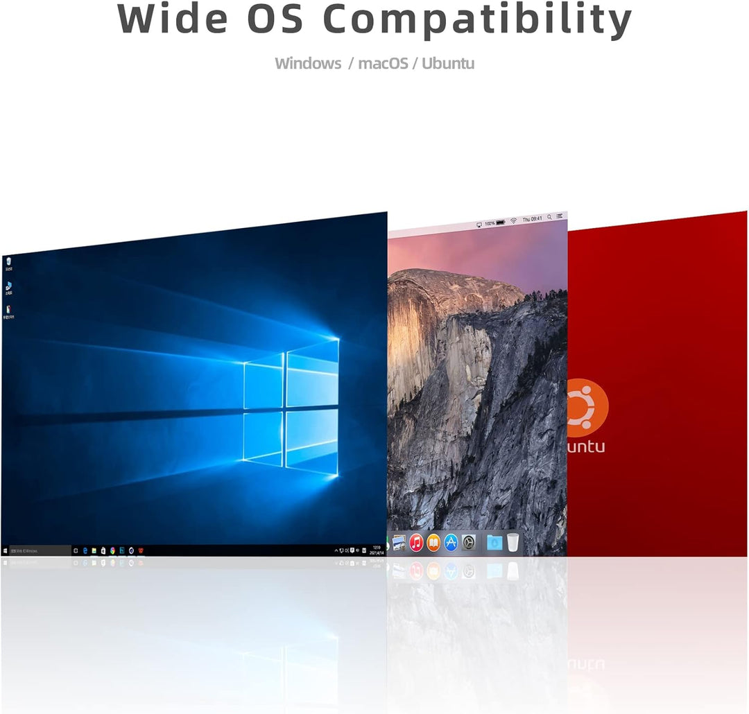 DriverGenius 1-Port USB-C zu Seriell RS232-(DB9) Adapter Konverter Compatibel mit Windows 11, macOS