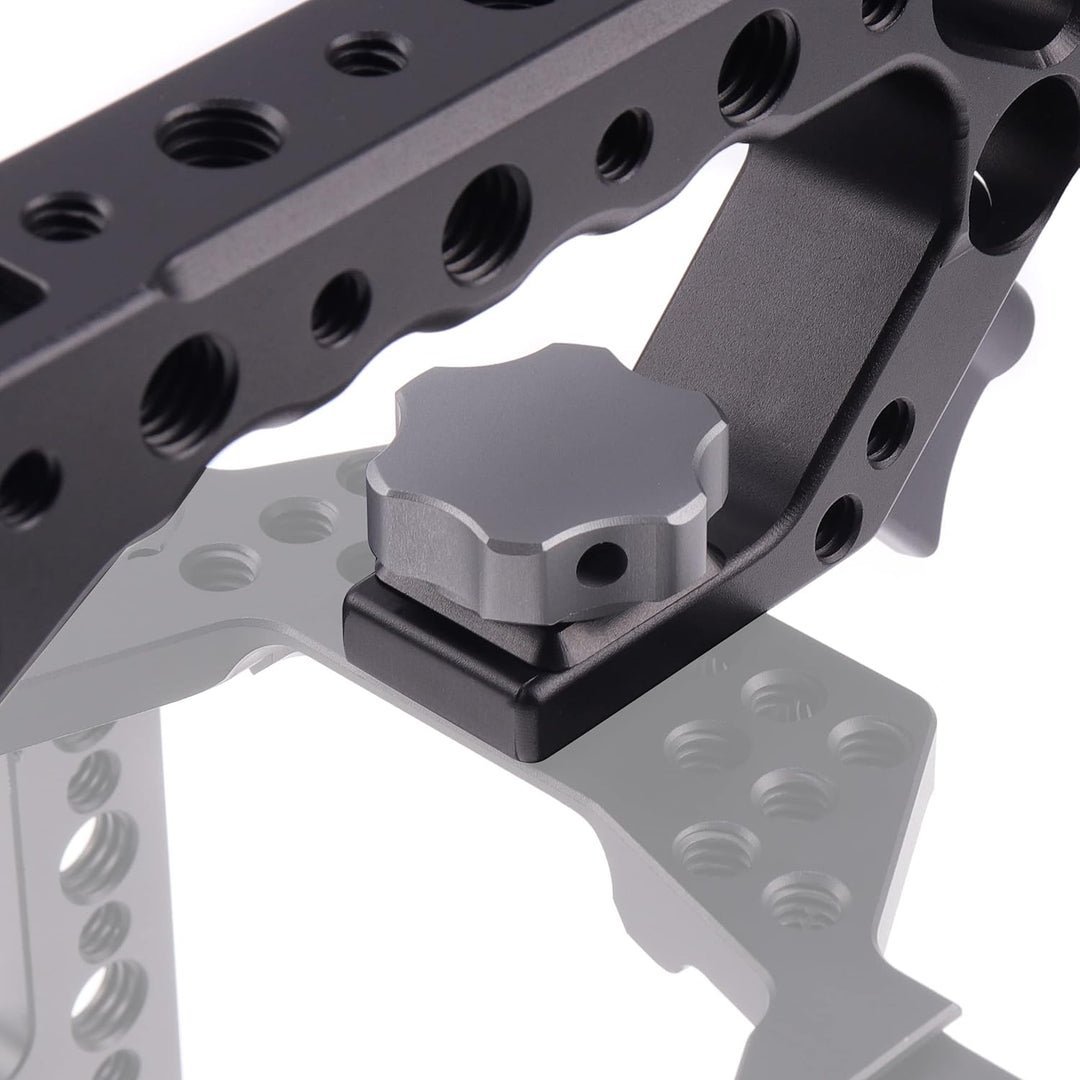 Hersmay Universal Camera Cage Griff oberem Handgriff mit ARRl-Lokalisierungs-Kaltschuhhalterung, 1/4