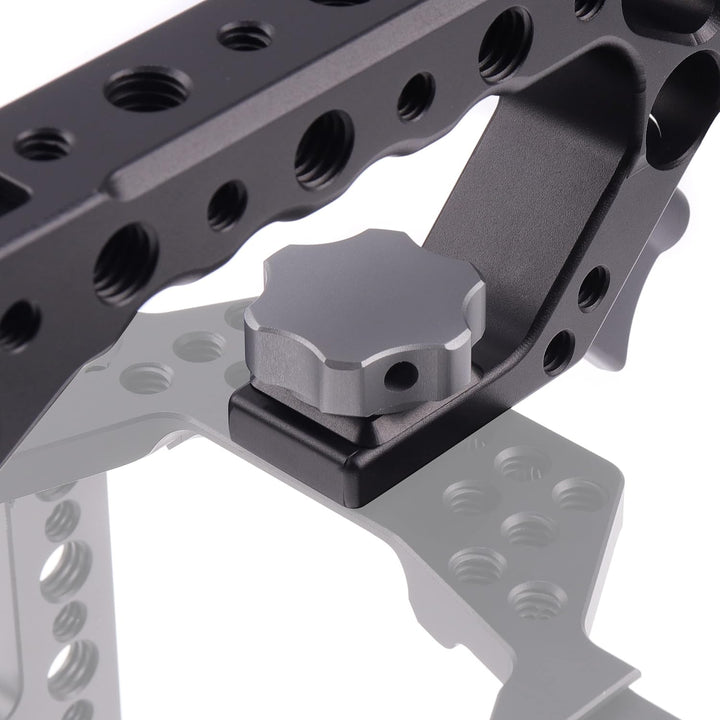 Hersmay Universal Camera Cage Griff oberem Handgriff mit ARRl-Lokalisierungs-Kaltschuhhalterung, 1/4