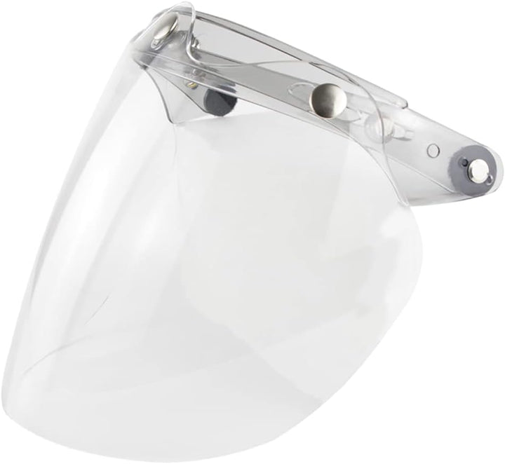 DANLINI Motorradhelme Objektiv, Jethelm Visier 3 Snap Shield Visier Bunt Helm Bubble Visier Motorrad