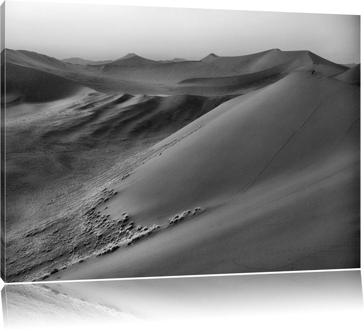 Pixxprint riesige Sandhügel als Leinwandbild/Grösse: 100x70 / Wandbild/Kunstdruck/fertig bespannt, 1