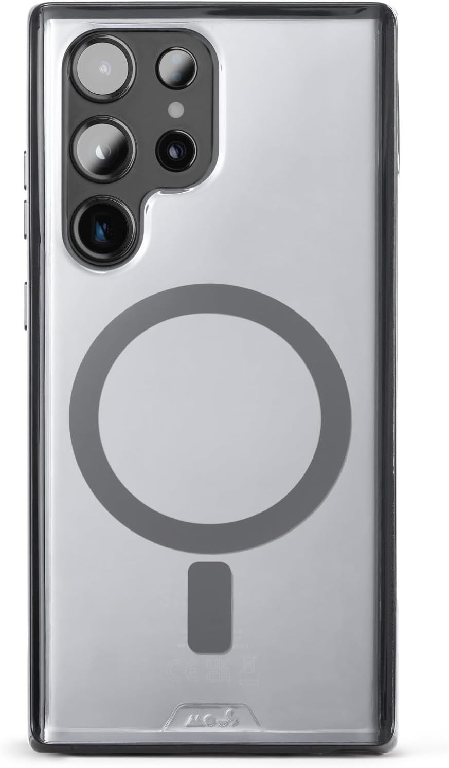 Mous - Durchsichtig Hülle für Samsung Galaxy S23 Ultra - Clarity 2.0 - Handyhülle S23 Ultra MagSafe-