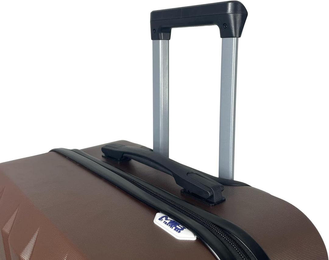 MY TRAVEL BAG Hartschalen-Koffer Trolley Reisekoffer (Handgepäck-Mittel-Gross-Set) 4 Doppel-Rollen (