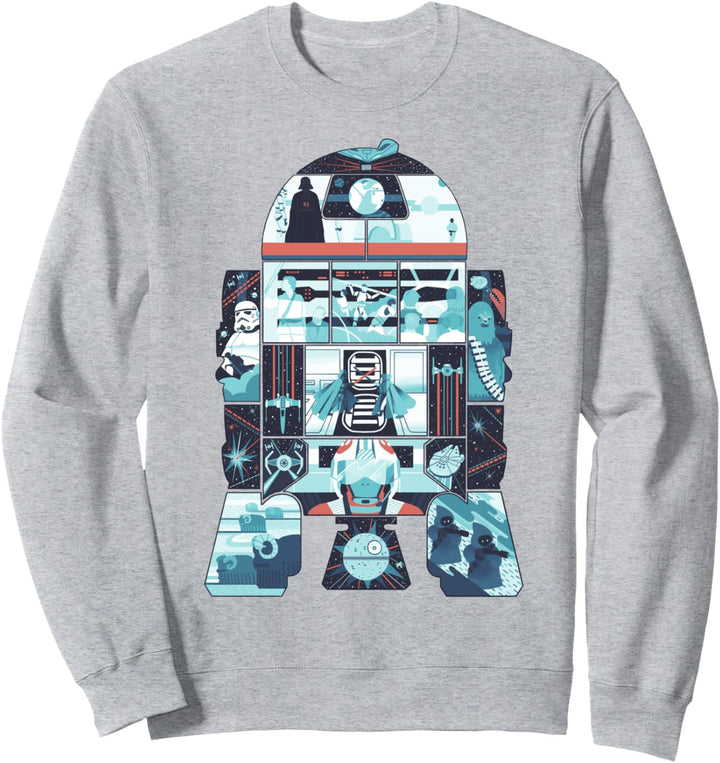 Star Wars R2-D2 Star Wars Story Fill Silhouette Sweatshirt