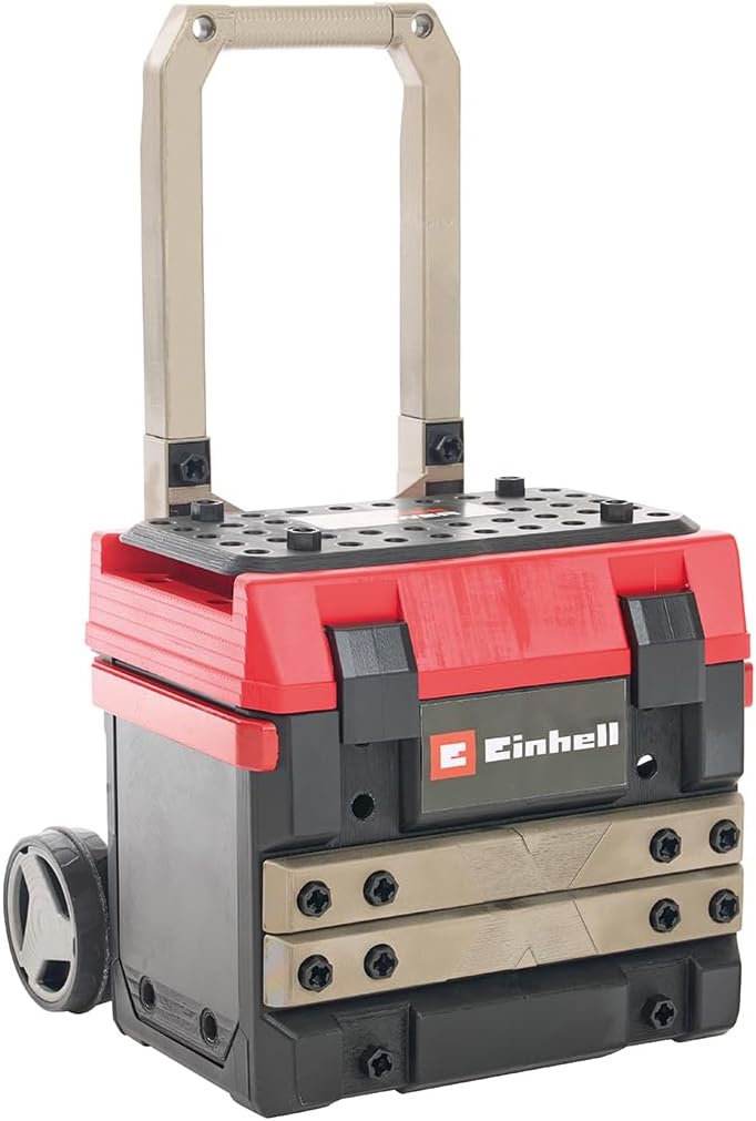Einhell E-Case Werkbank 100-tlg., inkl. Akku-Bohr-Schrauber und reichlich Zubehör, Grösse ca. 70x33,