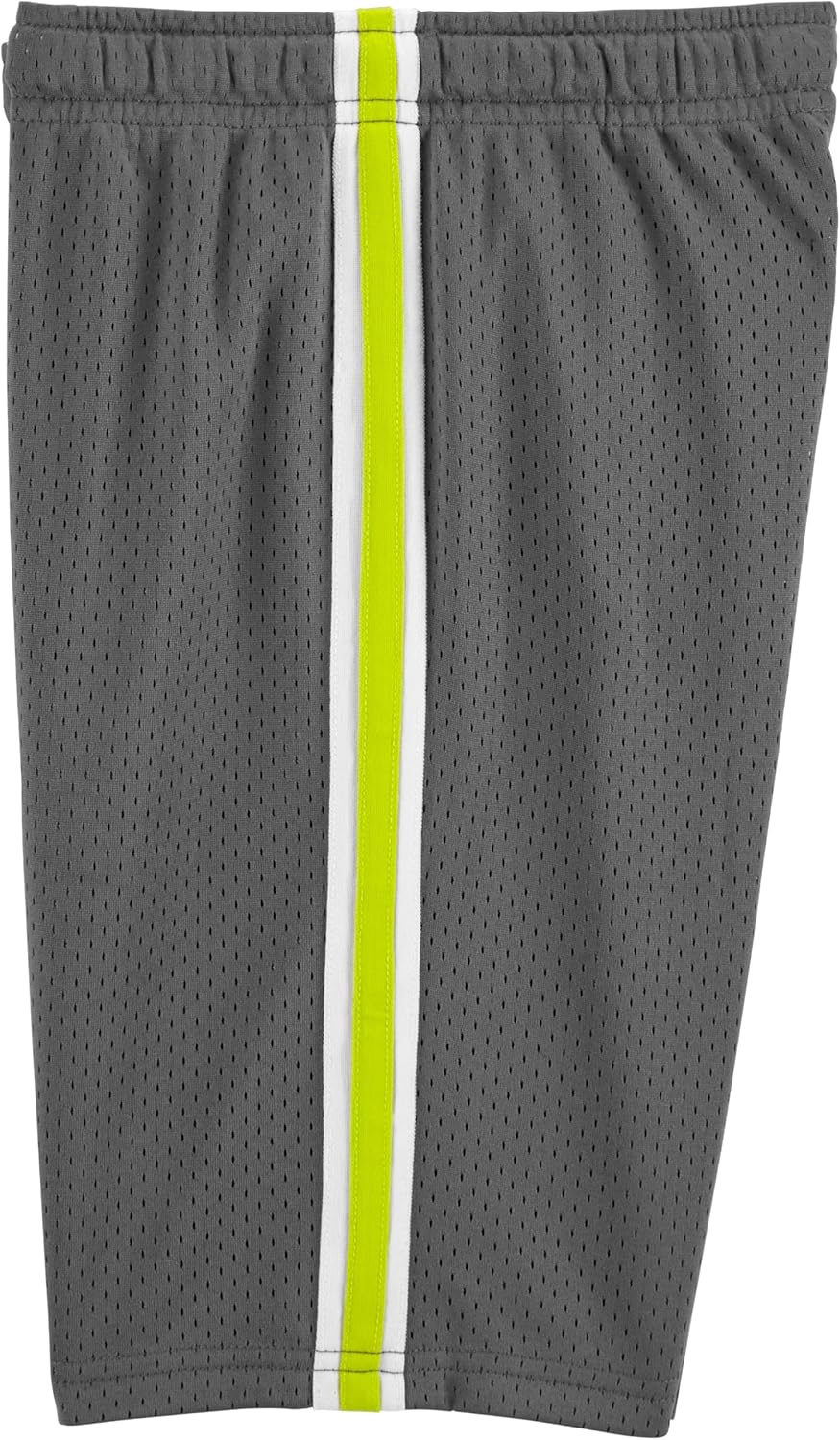 Simple Joys by Carter's Jungen Shorts (3er Pack) 3 Jahre Schwarz/Grün/Grau, 3 Jahre Schwarz/Grü