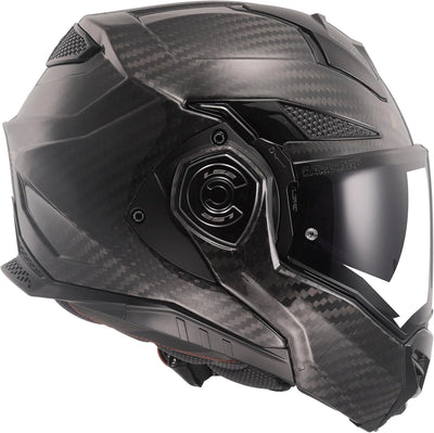 LS2 Klapphelm FF901 Advant X Carbon Solid ECE2206 Modularhelm Motorradhelm 3XL, 3XL