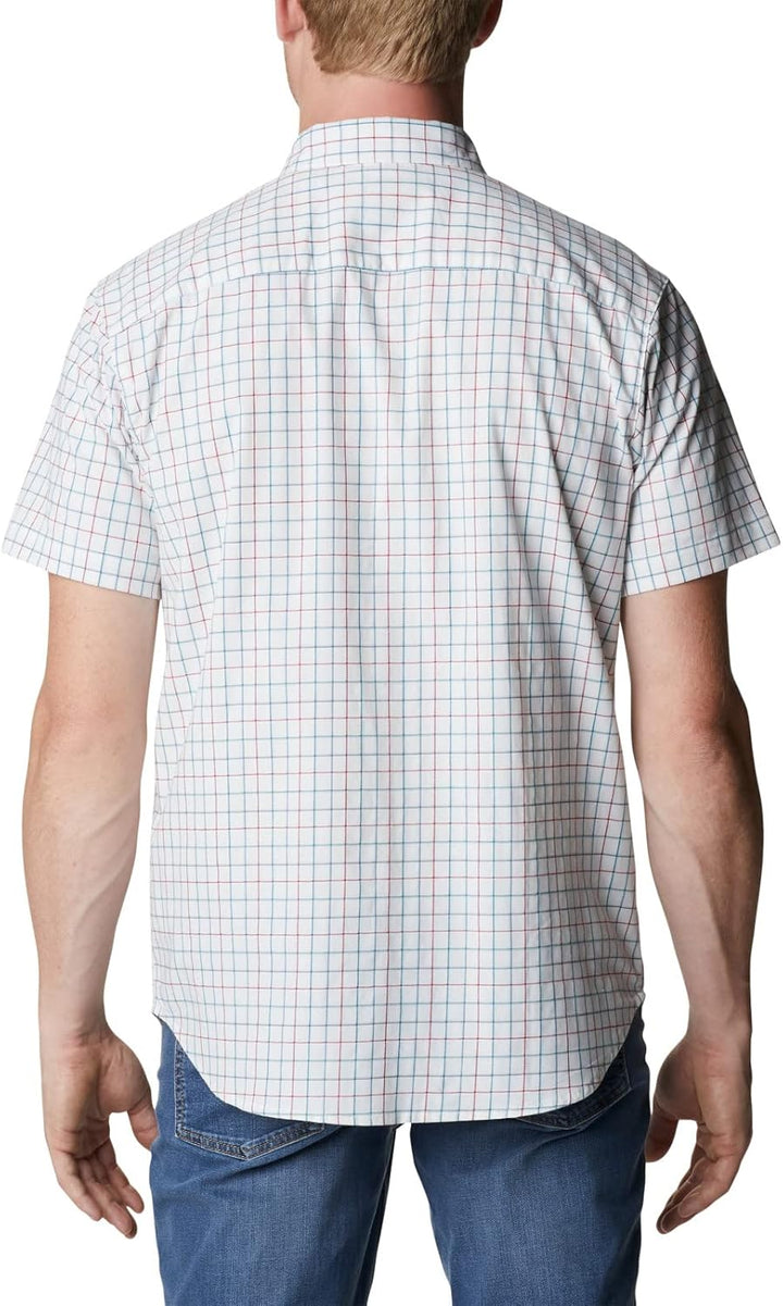 Columbia Herren Rapid Rivers Ii Short Sleeve Wander-Shirt 3X Weisses Gitter, 3X Weißes Gitter