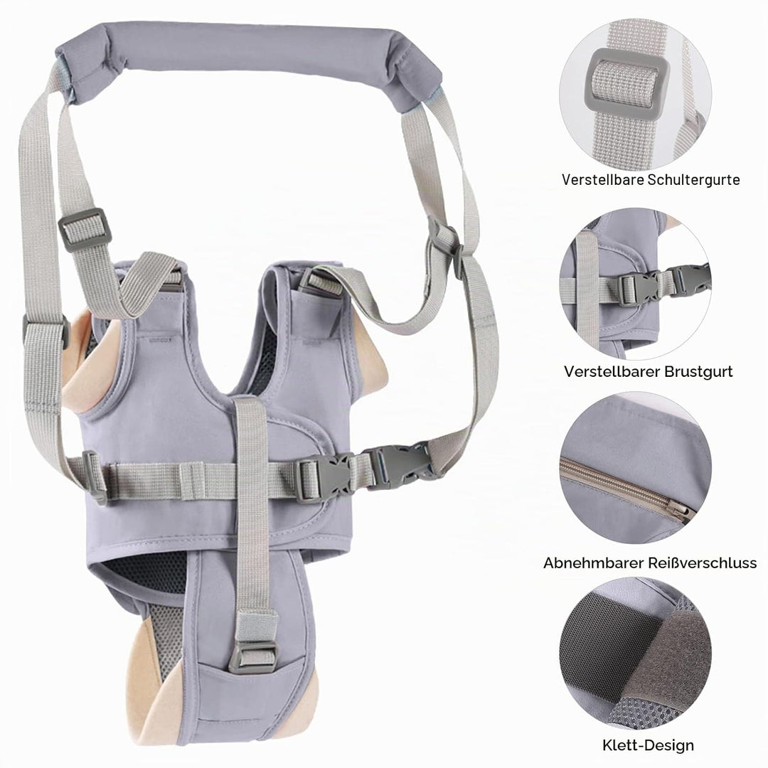 IULONEE Lauflernhilfe Gehhilfe für Baby Walker Sicherheitsleinen Ergonomie Kinder Stehen Gehen Lerne