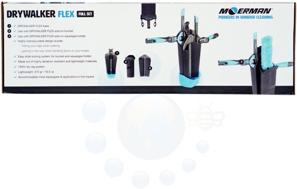 Moerman Drywalker Flex Köcher Bucket Glasreinigung