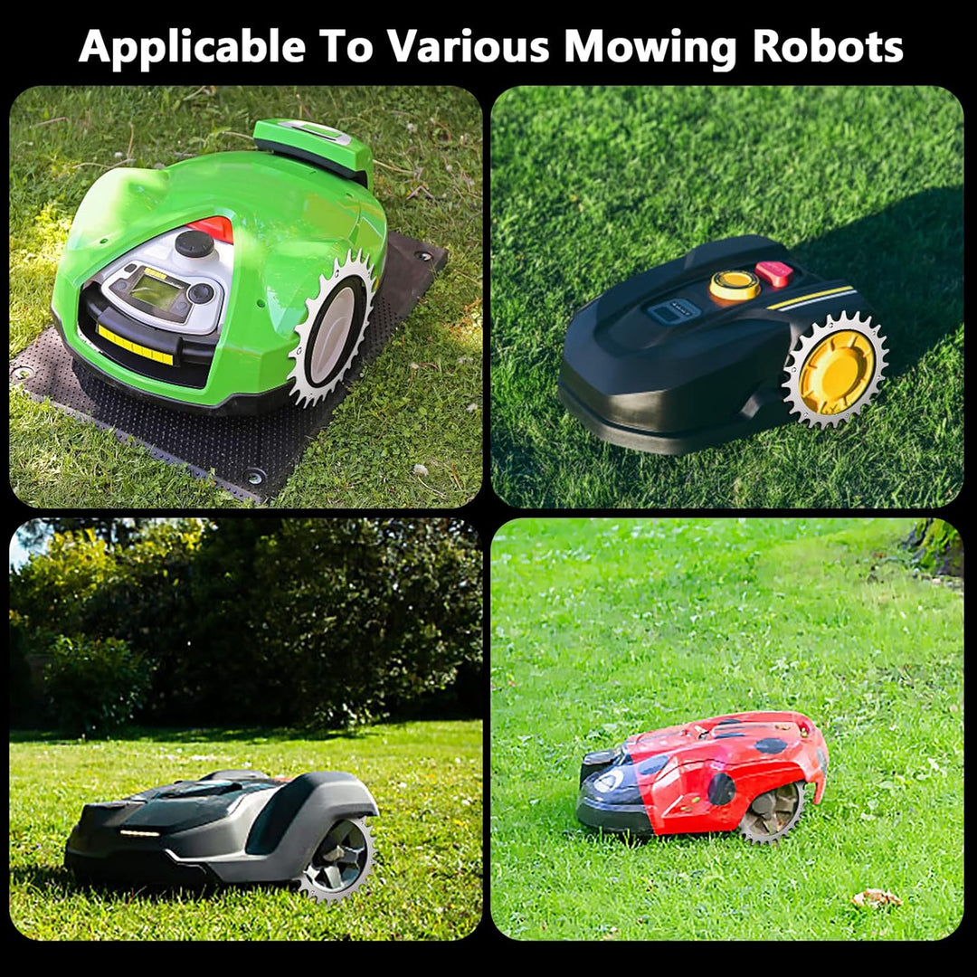 Spikes für Worx Landroid L, Edelstahl Mähroboter Spikes für Modell Worx S/M Traktionsverbesserung fü