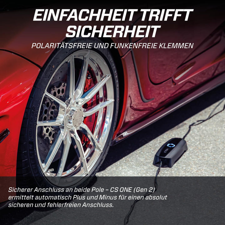 CTEK CS ONE (Gen 2) mit WLAN, 12-V-Smart-Batterieladegerät und -Erhaltungsladegerät mit App-Steuerun